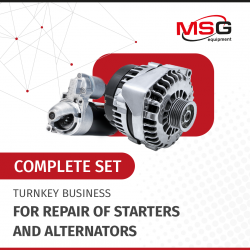 Turnkey business «Complete set» for repair of starters and alternators