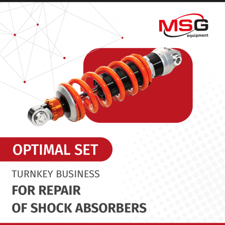 Turnkey business "Optimal set" for repair of shock absorbers