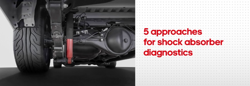 Shock absorber diagnostics. How malfunctioning shock absorber operates? 