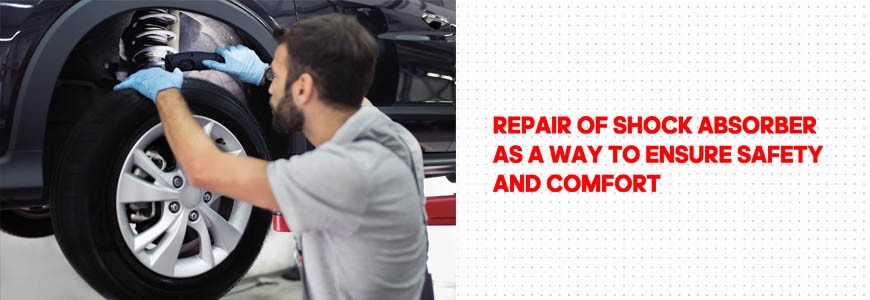 Repair of shock absorber as a way to ensure safety and comfort