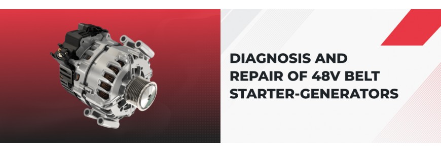 Diagnostics and Repair of 48V Starter-Generators with MSG Equipment