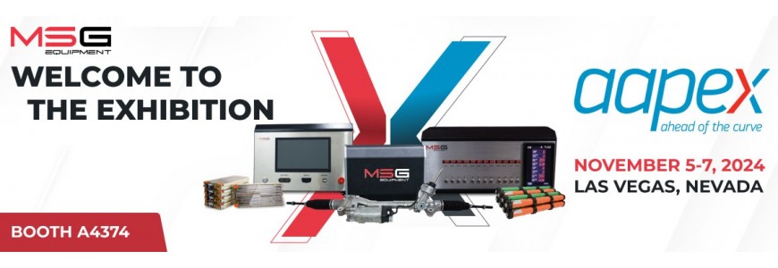 MSG Equipment will present equipment at AAPEX Las Vegas