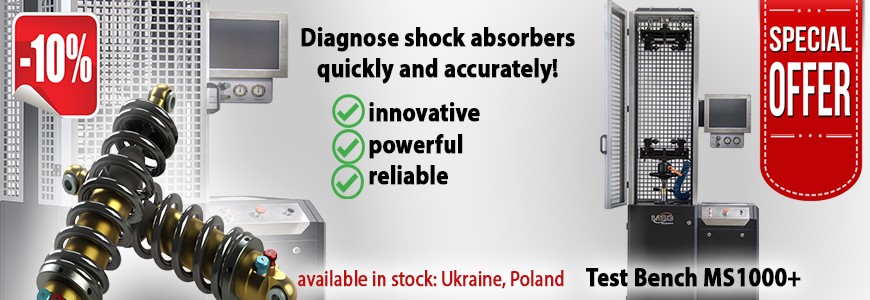 10% DISCOUNT ON SHOCK ABSORBER TEST BENCH!