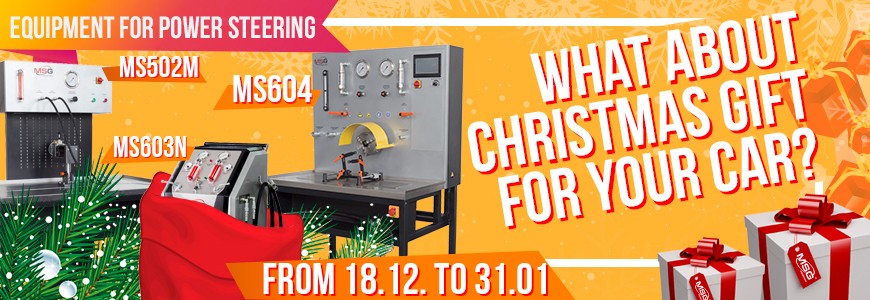 Christmas promotion on diverse power steering tools