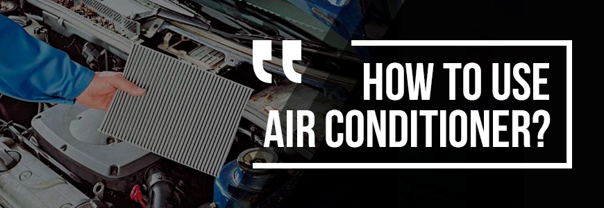 Maintenance advices for using the air conditioner