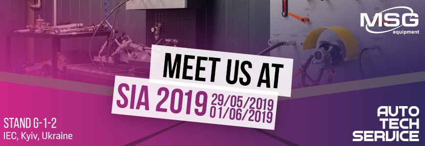 MSG Equipment takes a part in the SIA Auto Tech Service 2019