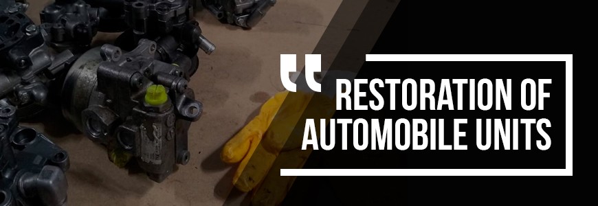Restoration of automobile units 