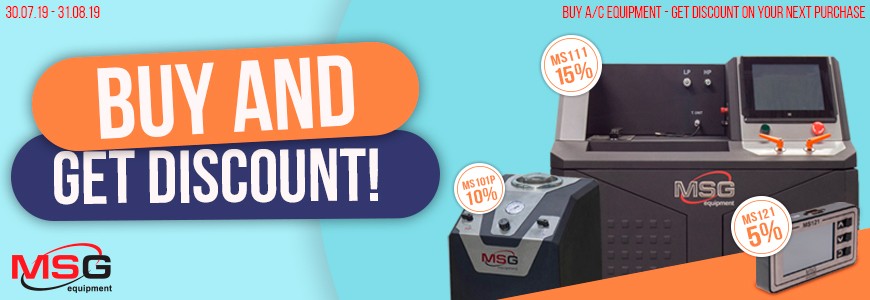 Buy equipment for air conditioner - get discount on any bench!