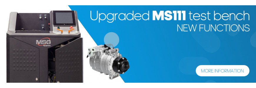 Upgraded MS111 Test bench by MSG Equipment Company
