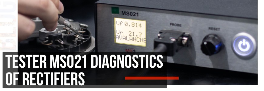 Equipment for diagnostics of alternators – MS021