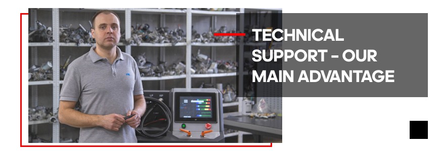Technical support is our key benefit 