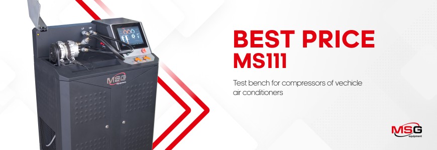 New price of MSG Equipment test bench for diagnostics of vehicle air conditioners