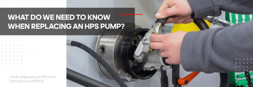 What must one know to replace an HPS pump?