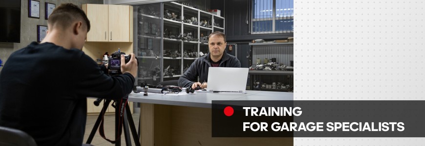 Vocational training for garage workers. Training courses at MSG Equipment Training Center.