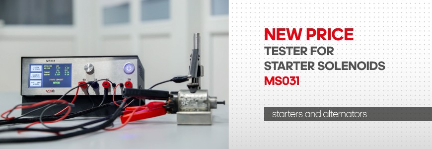 New price on MS031 – tester for starters solenoids