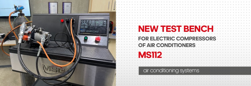 MS112 – Test bench for diagnostics of electric AC compressors