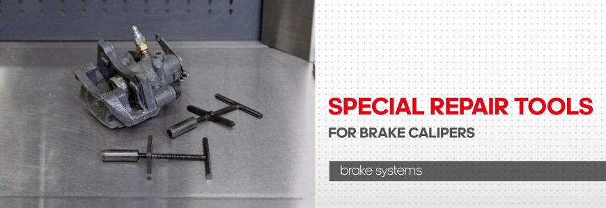 Special repair tools for brake calipers 