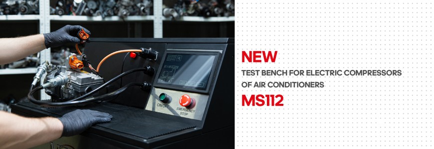 Test bench MS112 – the innovative equipment for the diagnostics of air conditioner compressors of electric and hybrid cars
