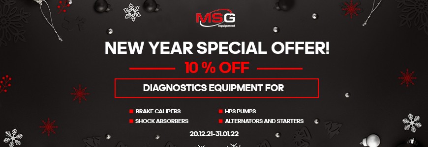 MSG Equipment announces the season of New Year presents open!