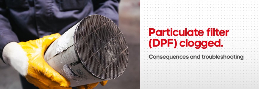 DPF clogged: action plan, failure symptoms, consequences, flushing